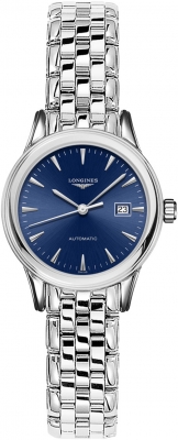 Flagship Automatic 30mm Blue Dial Steel Women's Watch 