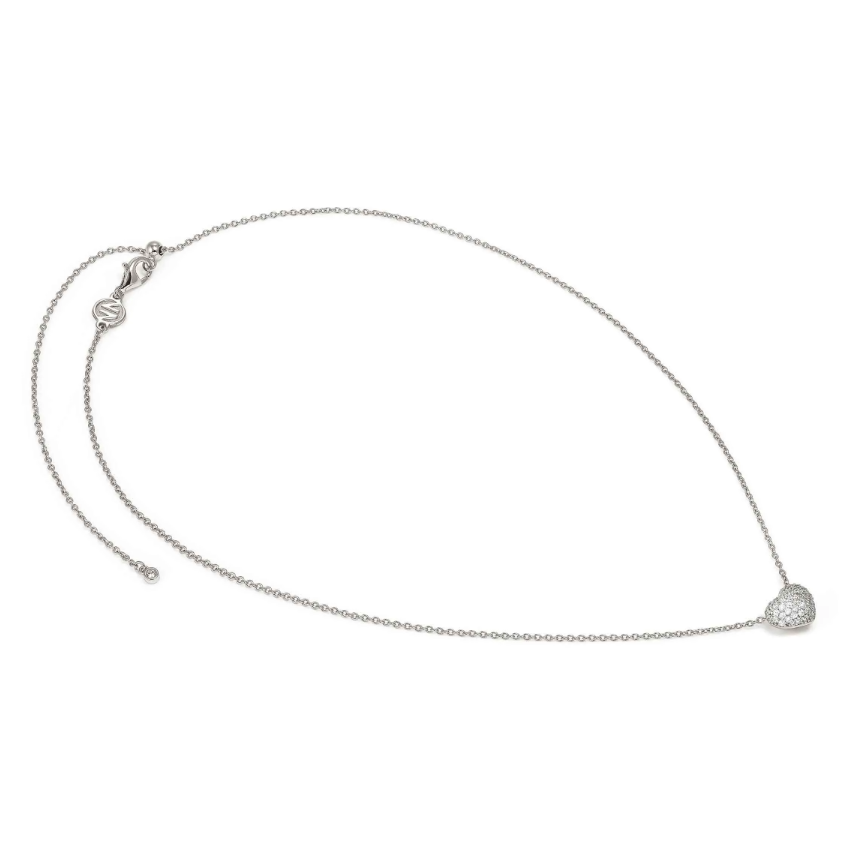 Halskette LifePoetry mit plastischem Herz silber