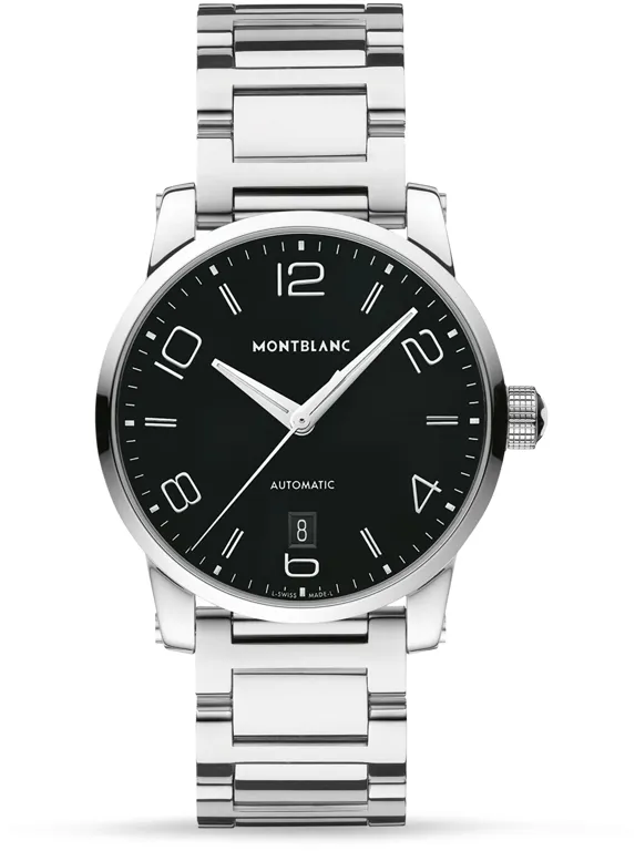 TimeWalker Date Automatic Black Dial Steel Men's Watch TimeWalker Date Automatic Black Dial Steel Men's Watch