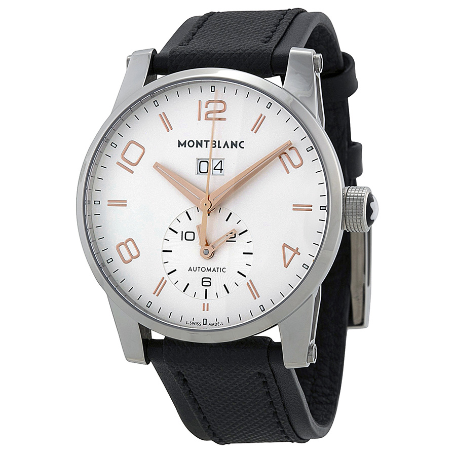 Timewalker Automatic White Dial Black Leather Men's Watch Timewalker Automatic White Dial Black Leather Men's Watch