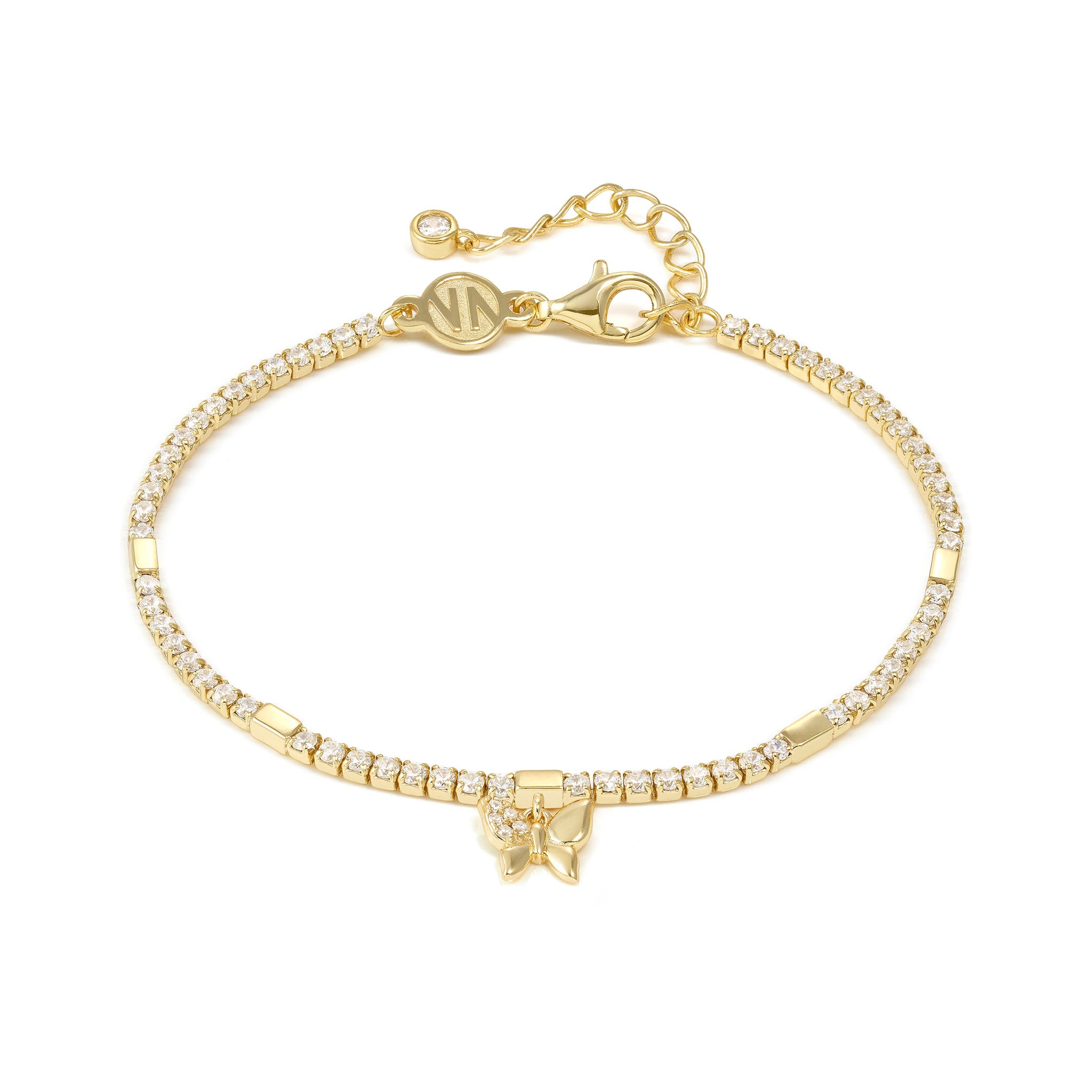 Armband Petit Sparkle Tennis Schmetterling