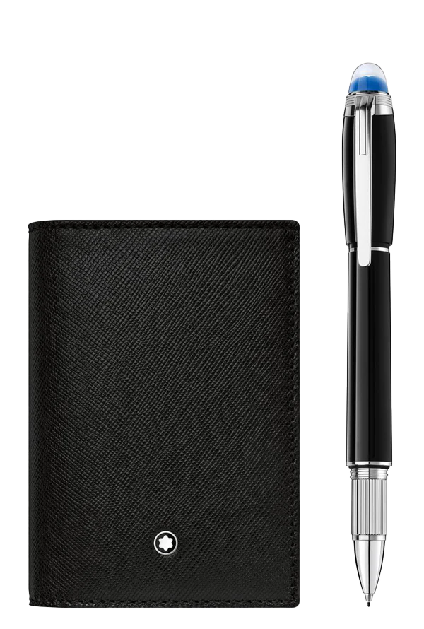 Gift Set with StarWalker Fineliner and Montblanc Sartorial Business Card Holder
