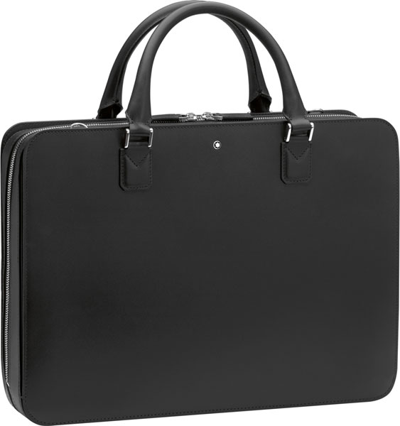 Montblanc Meisterstück Full-Grain Leather Document Case Slim Black