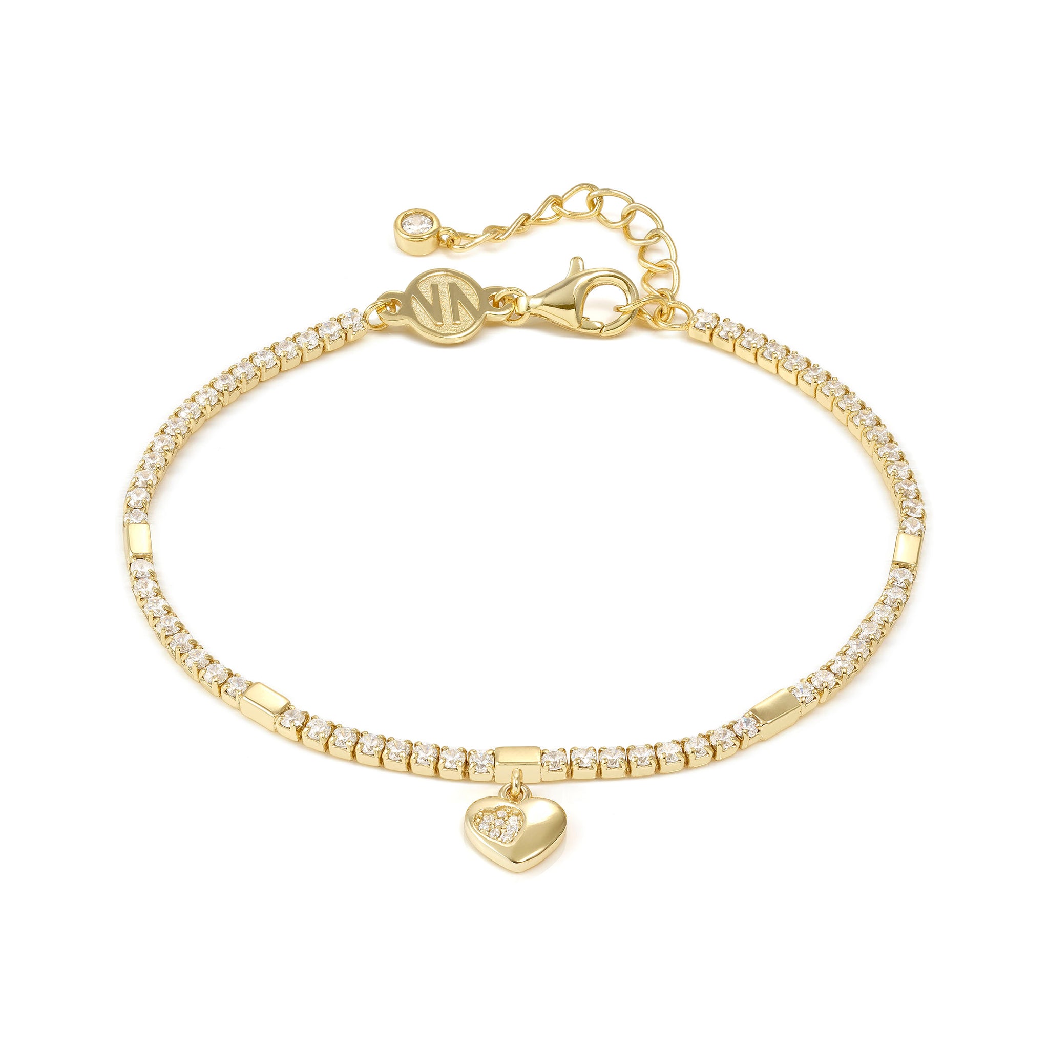 Armband Petit Sparkle Tennis Herz
