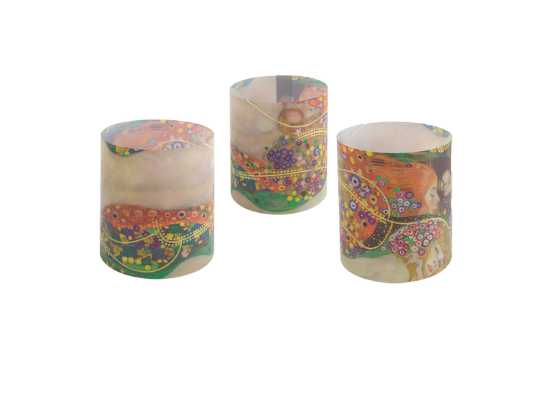 Windlichter/ Kerzenschirm, Gustav Klimt, Wasserschlangen 2 Windlichter/ Kerzenschirm, Gustav Klimt, Wasserschlangen 2