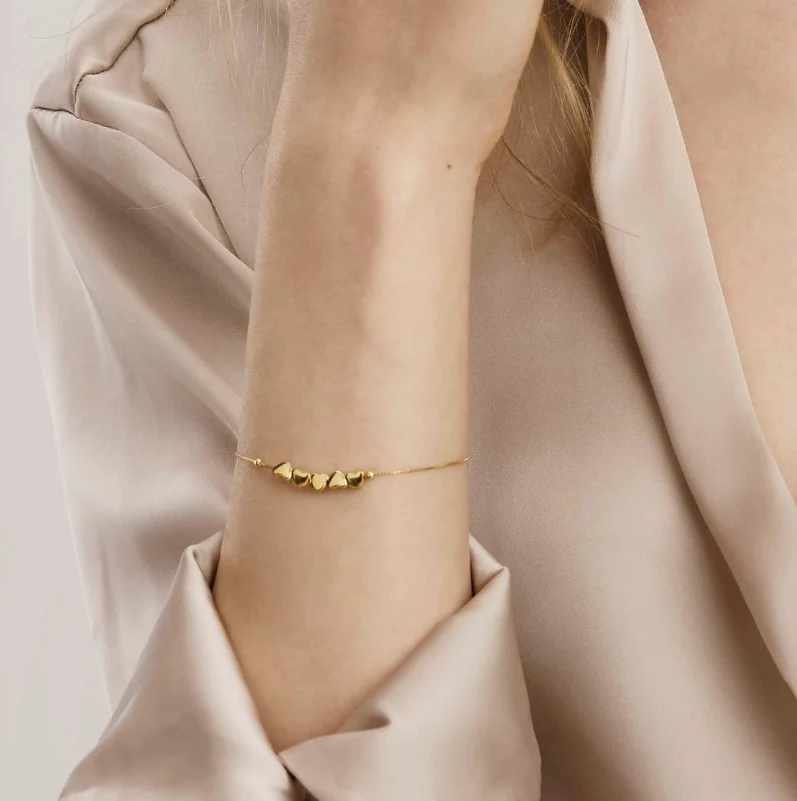 Armband Armonica mit 5 Herzen