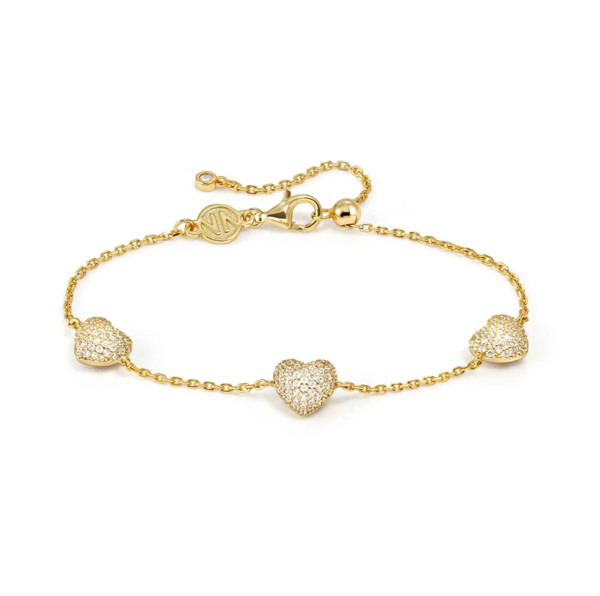Armband LifePoetry mit plastischen Herzen