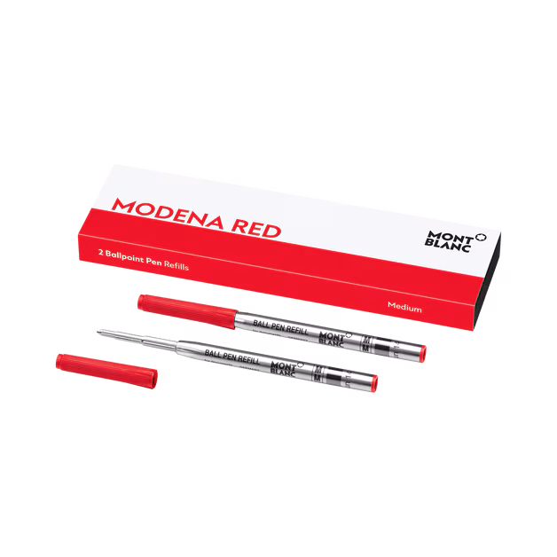2x Kugelschreiberminen, Modena Red