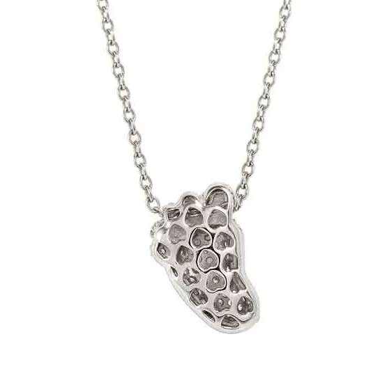 Halskette LifePoetry mit plastischem Füßchen silber